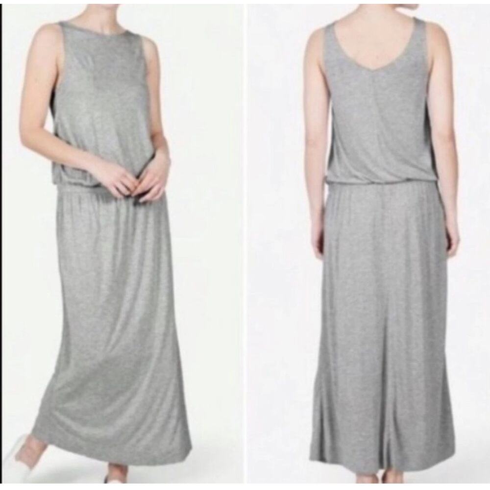 Everlane The Ryan Tank Maxi Dress Sleeveless Size X Small Gray